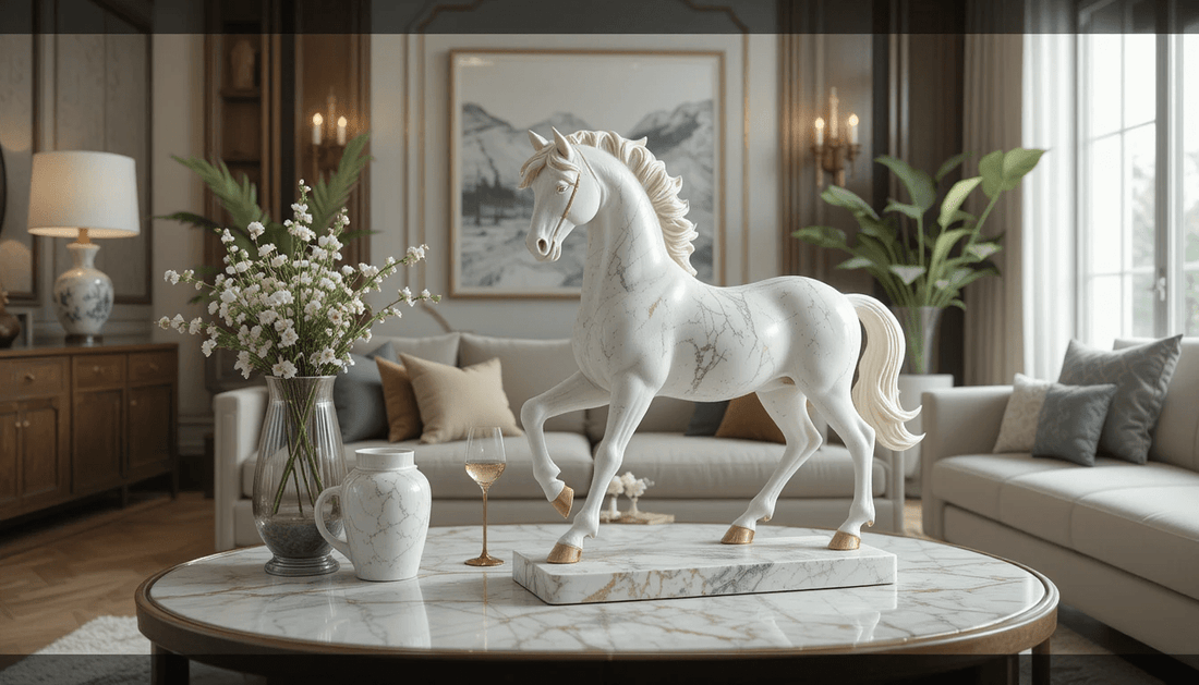Enhance Your Home’s Energy with Feng Shui: The Power of the Running Horse Statue - KRIDHA DECOR