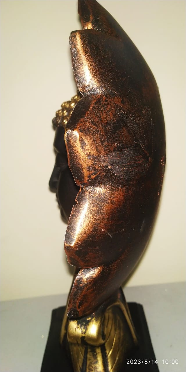 Handmade handcrafted Resin Tree Buddha Face Head