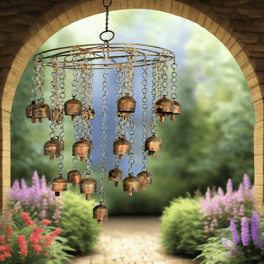 Brass Bell Wind Chime - Kridha Decor - KRIDHA DECOR