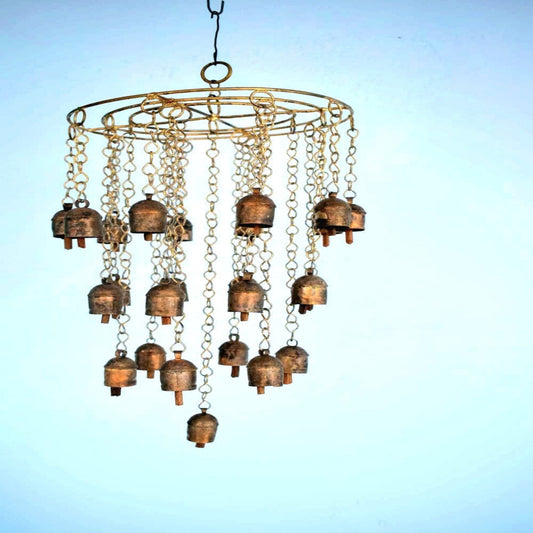 Brass Bell Wind Chime - Kridha Decor - KRIDHA DECOR