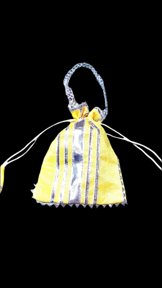 Haldi & Mehndi Small Return Gift Pouch – Wedding Favors - KRIDHA DECOR