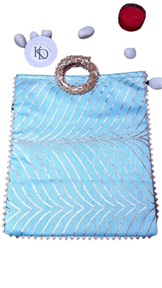 Haldi Mehndi Wedding Return Gift Bag - Custom Shagun Bags - KRIDHA DECOR