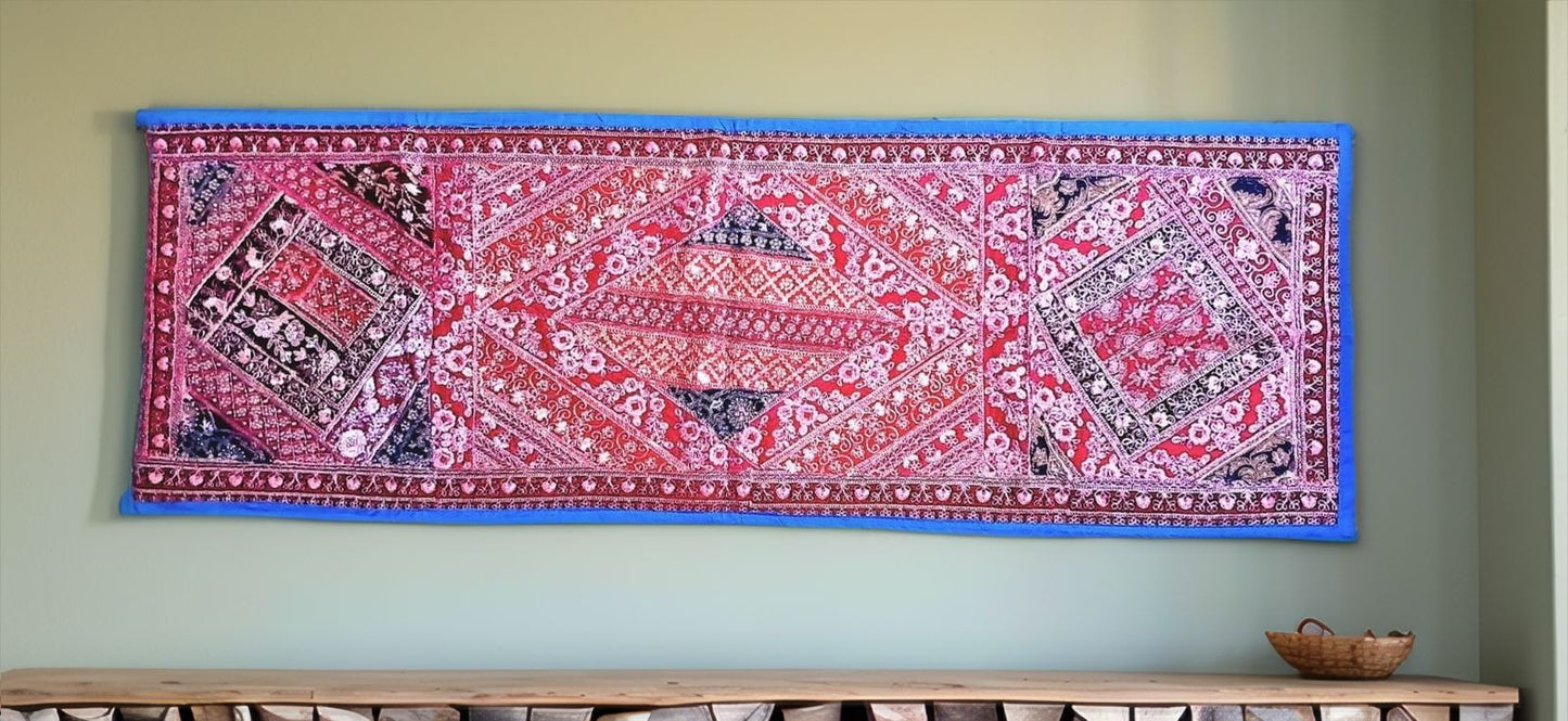 wall hanging tapestry in velvet by kridha decor