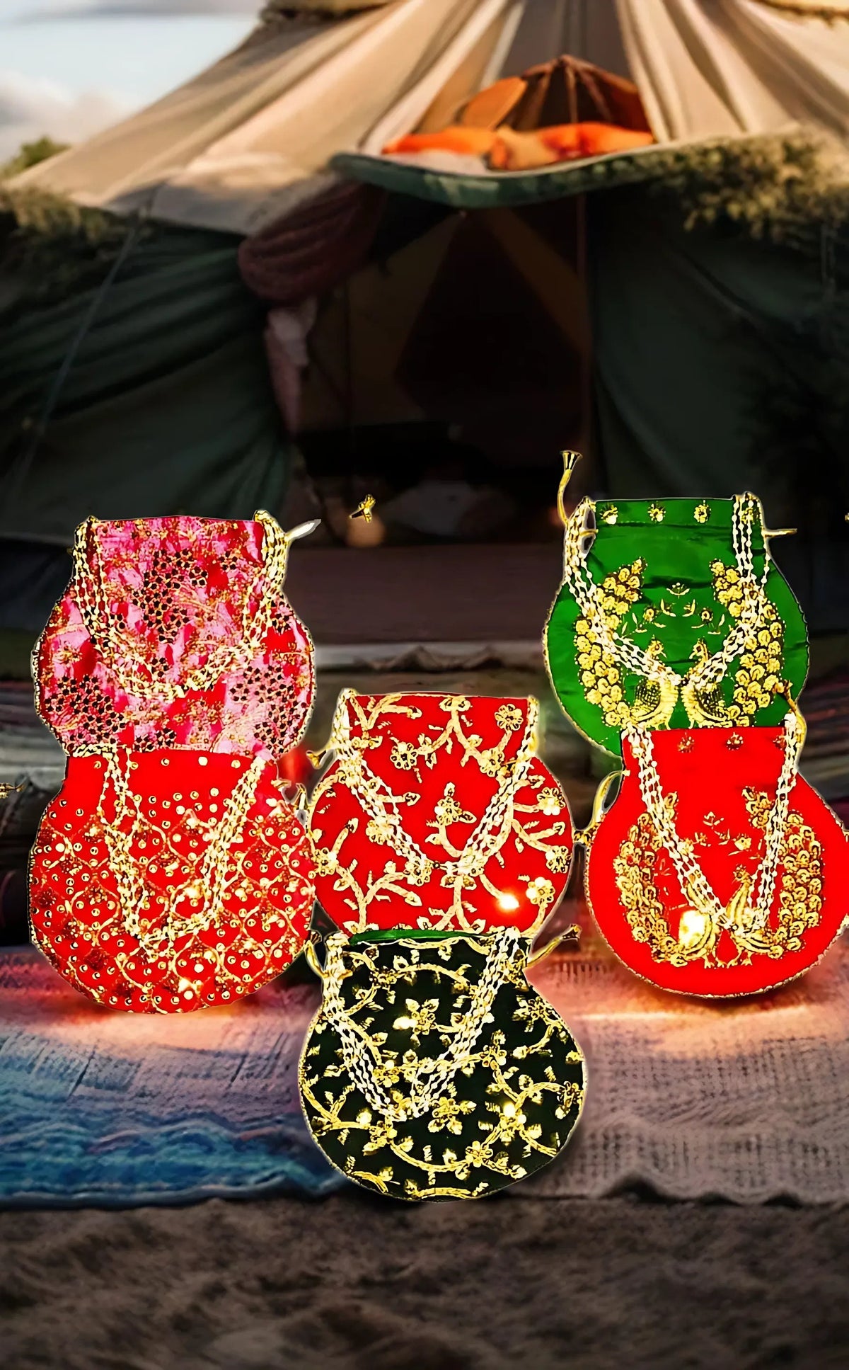 Potli Bags HXL (cm)-23X24 /Anniversary/Wedding/Gift for Her/Batwa/Purse/Handbags/Clutch/Bridesmaid/Bridal Shower/Party/Diwali Gift/Navratri