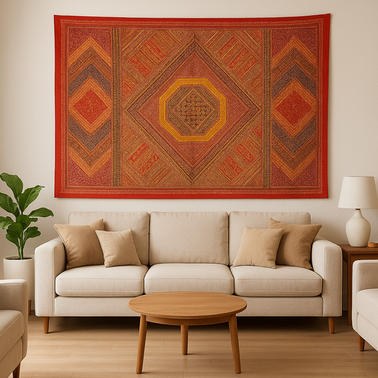 60 inch table runner vintage tapestry wall art