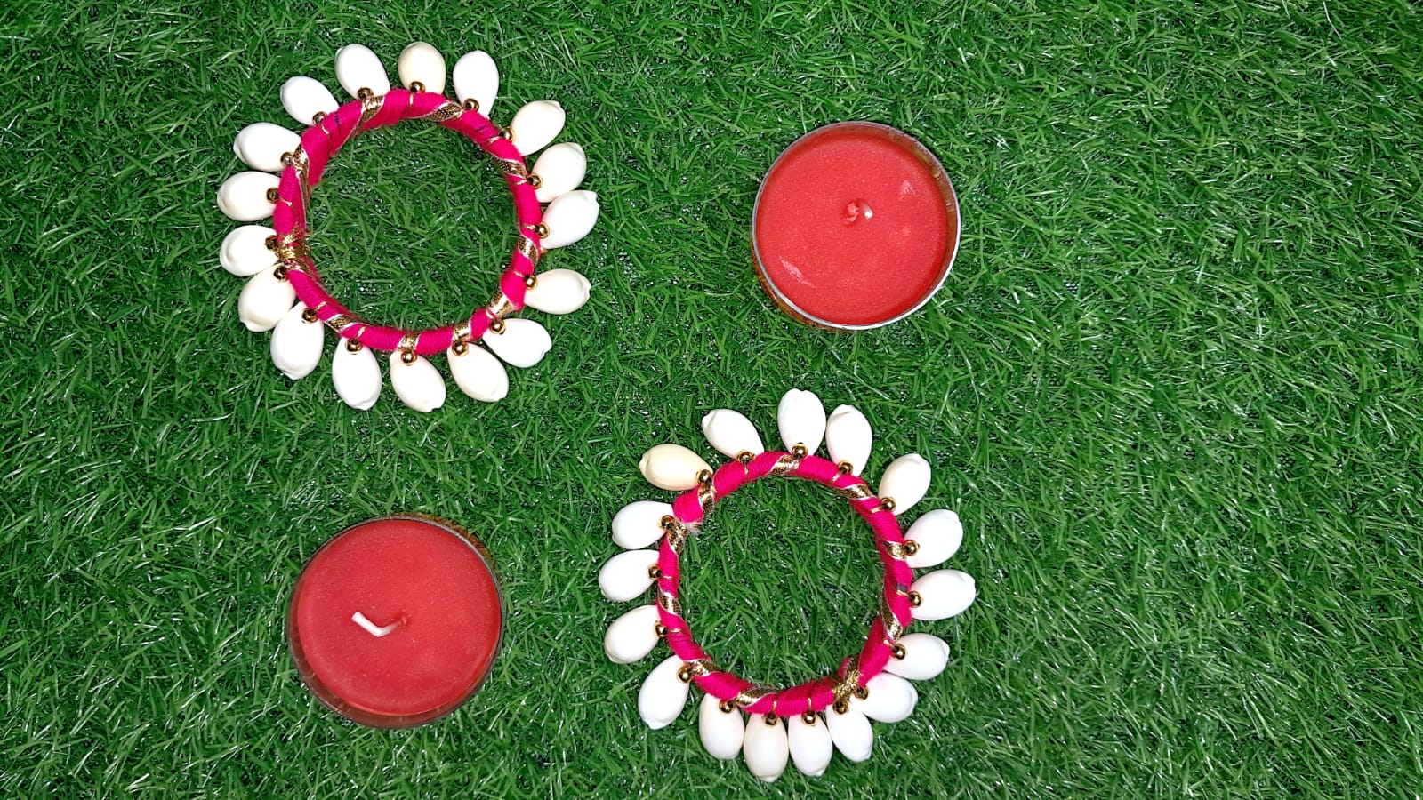 Silk Thread Kaudi Bangles ( 1 Pair ) - KRIDHA DECOR