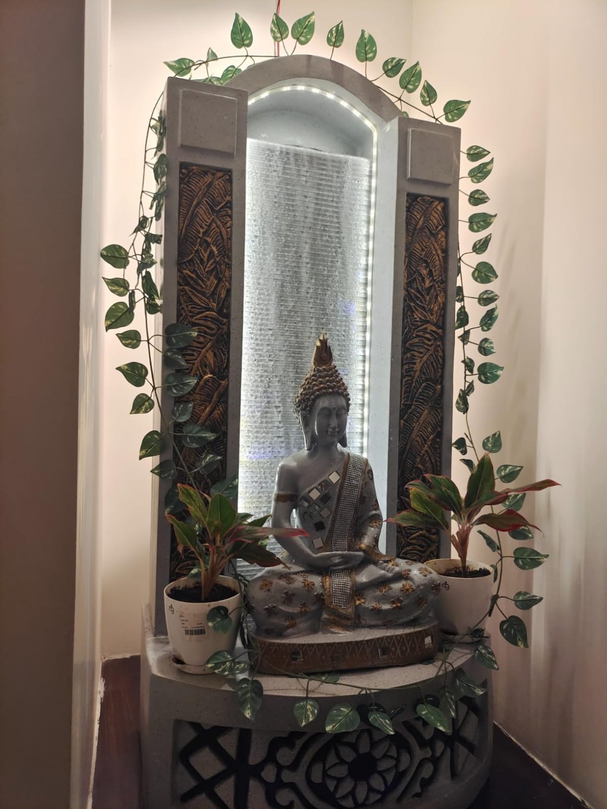 Slate Buddha Fountain 4ft - KRIDHA DECOR