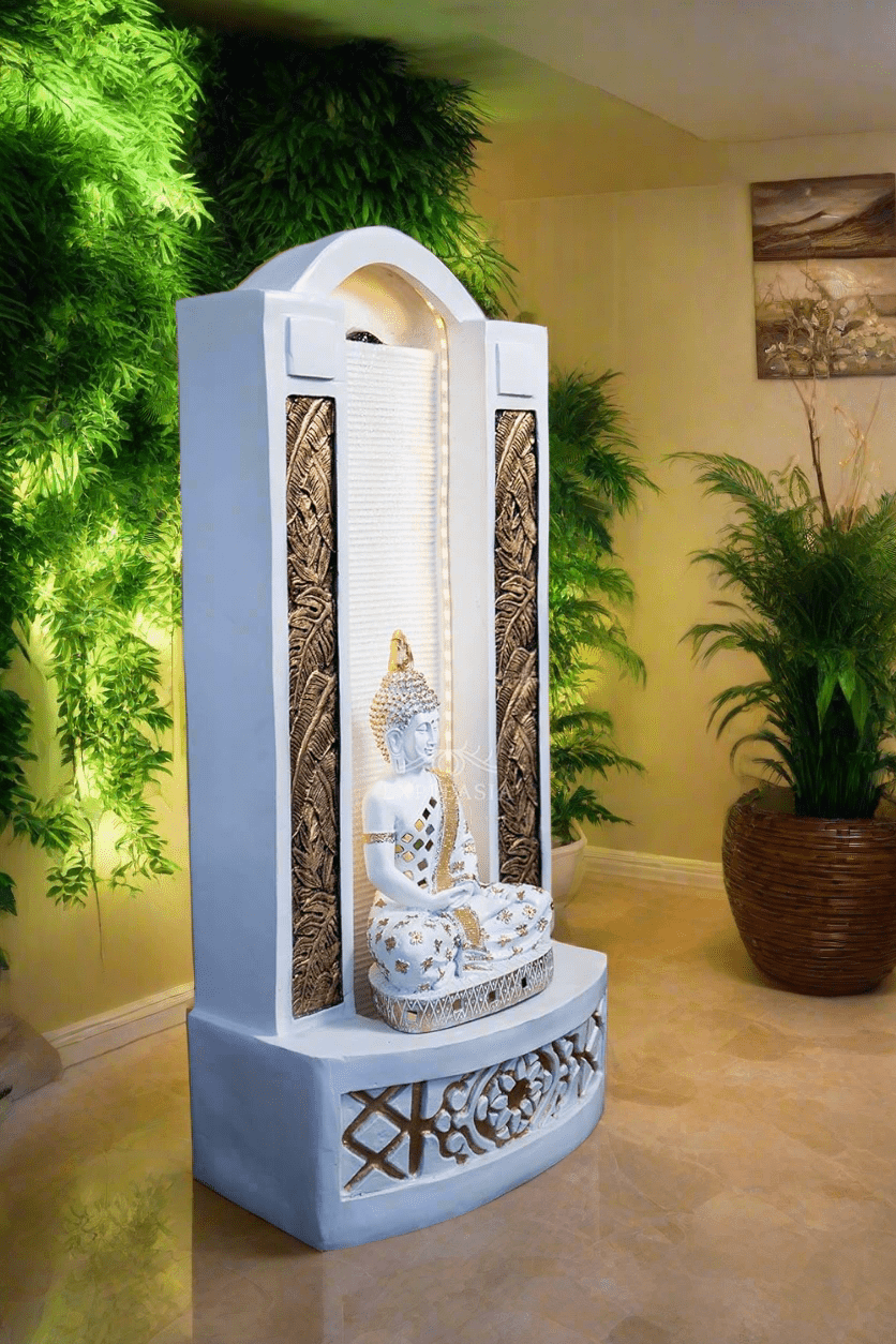 Slate Buddha Fountain 4ft - KRIDHA DECOR