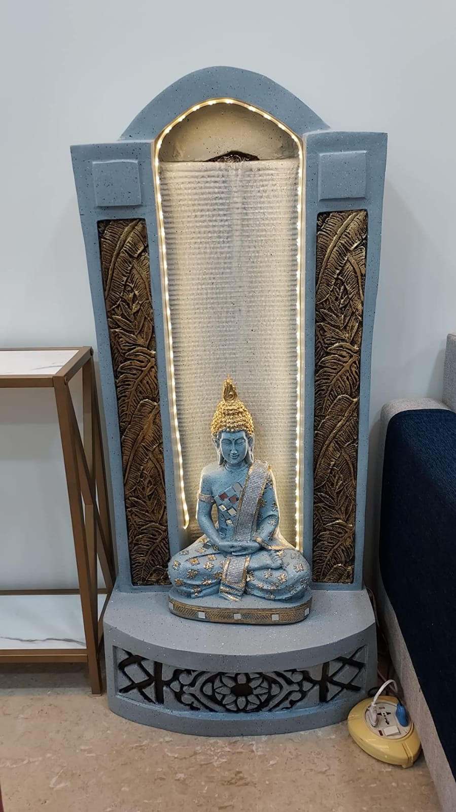Slate Buddha Fountain 4ft - KRIDHA DECOR