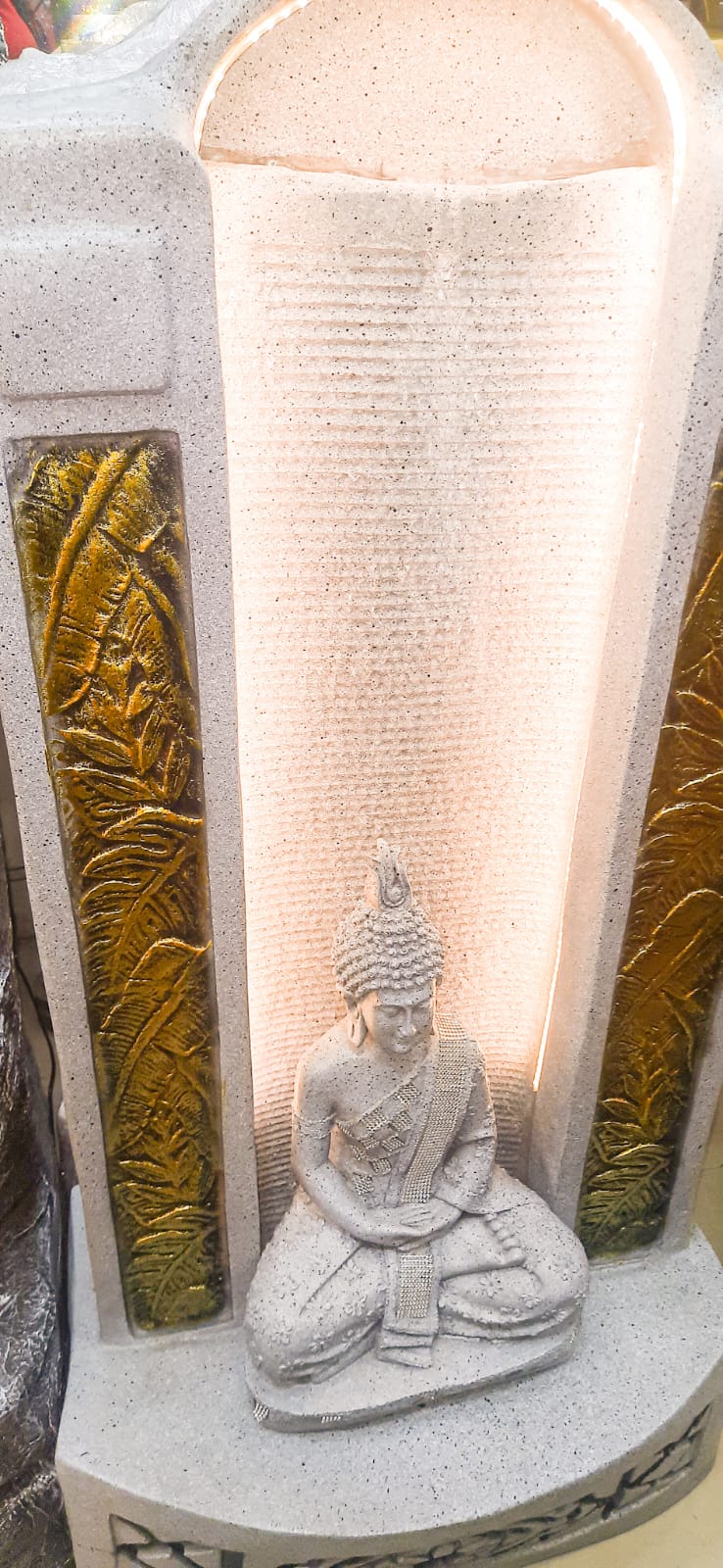 Slate Buddha Fountain 4ft - KRIDHA DECOR