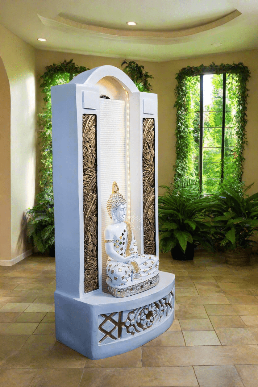 Slate Buddha Fountain 4ft - KRIDHA DECOR