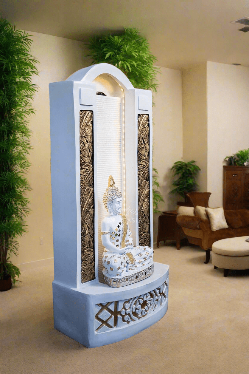 Slate Buddha Fountain 4ft - KRIDHA DECOR