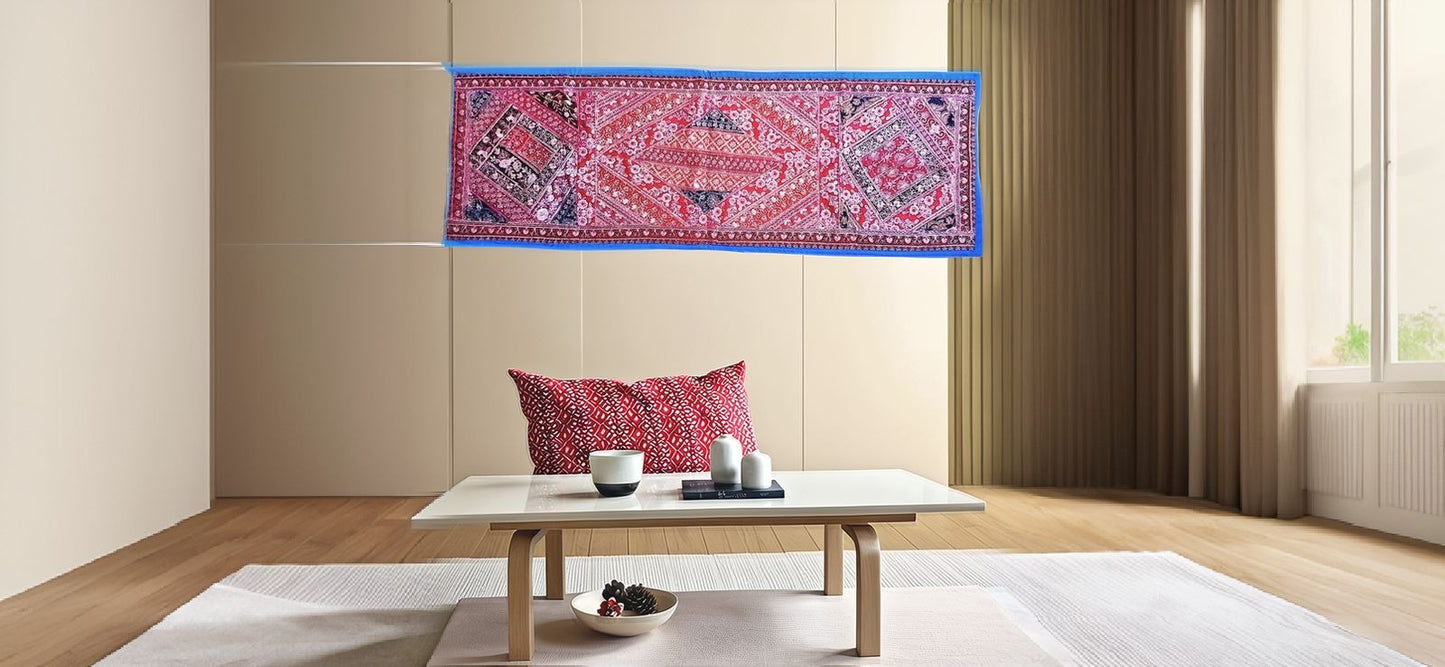 table runner vintage tapestry wall art