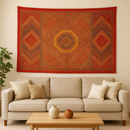 60 inch table runner vintage tapestry wall art