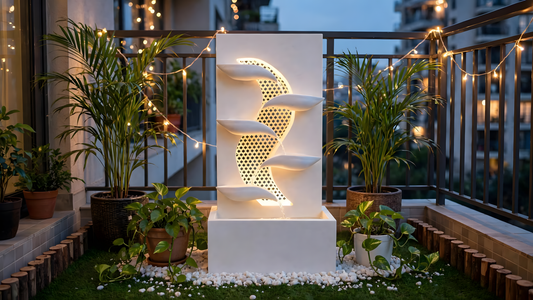 Contemporary Poly Resin Water Feature for Home Decoration