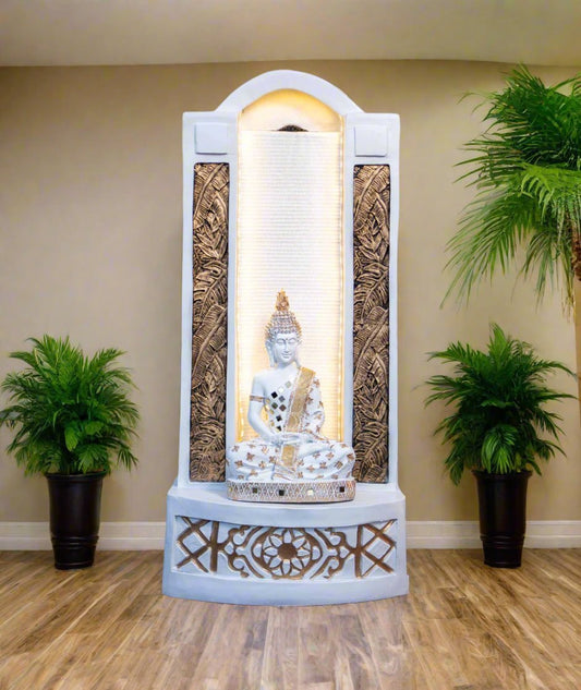 Why the Slate Buddha Fountain is a Must-Have for Your Home Decor in 2025" - KRIDHA DECOR