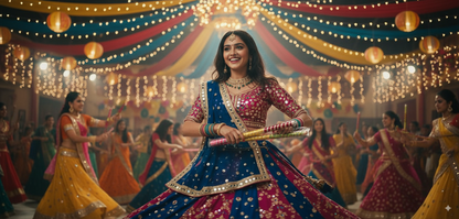 Dandiya Sticks – Garba & Navratri Dance Sticks for Festival, Pooja & Diwali
