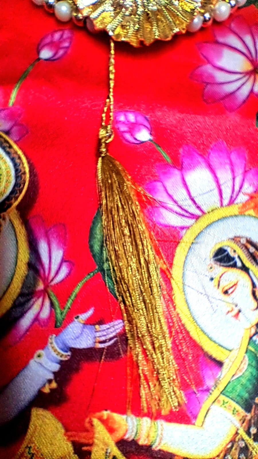 Handcrafted Radha Krishna Pooja or Wedding Return Bag | Ethnic Gift for Wedding Ceremonies & Festivals