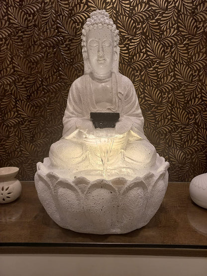Buddha Waterfall Tabletop Fountain, 56 cm (2 ft)