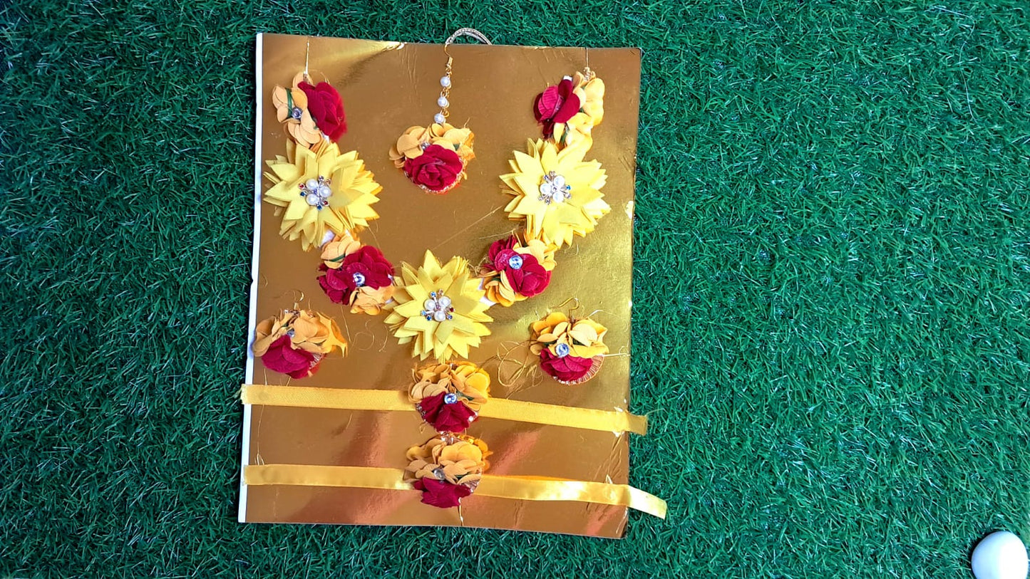 Haldi jewellery set for weddings