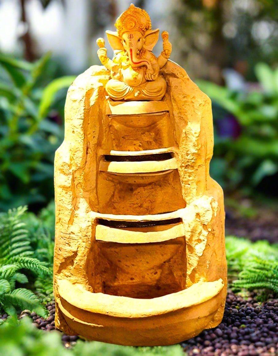 Ganesha Waterfall Fountain - KRIDHA DECOR