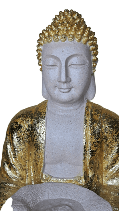 Golden Buddha Waterfall Fountain(HXWXL 86X58X48 cm) - KRIDHA DECOR