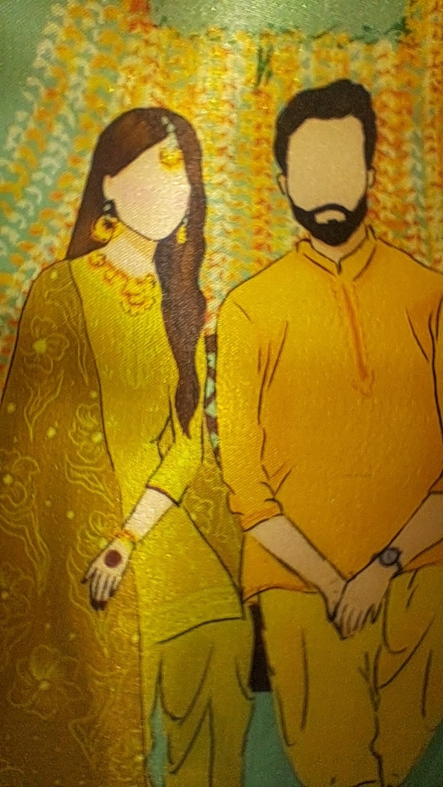 Haldi Mehndi Wedding Return Gift Bag - Custom Shagun Bags - KRIDHA DECOR
