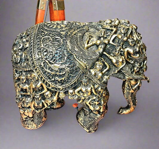 Handcrafted Elephant Figurine - KRIDHA DECOR