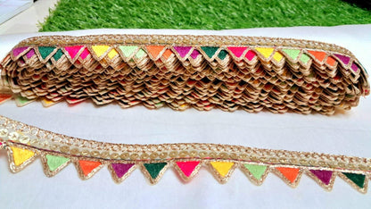 Colorful sewing lace ribbon