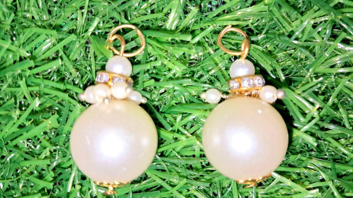 2 Pearl Tassels (Latkans): Saree, Lehenga, & Home Decor Embellishments