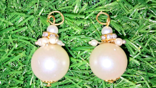 2 Pearl Tassels (Latkans): Saree, Lehenga, & Home Decor Embellishments