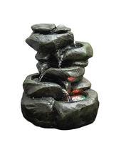 Mini Tabletop Water Fountain with LED Lights