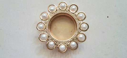 Pearl Metal Diwali Diya (7x2 cm) - Indian Wedding Favor, Pooja Gift - 20 Pack