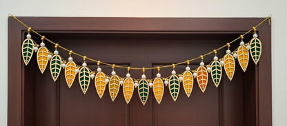 50 Pack Mango Leaf MDF Cutouts, Indian Festival Decor