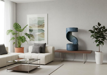 LED Indoor Waterfall Fountain: Zen Tabletop Water Feature