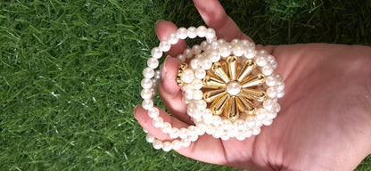 Wholesale Golden Pearl Mini Pouch: Indian Wedding Favor, Shagun Ginni Bag