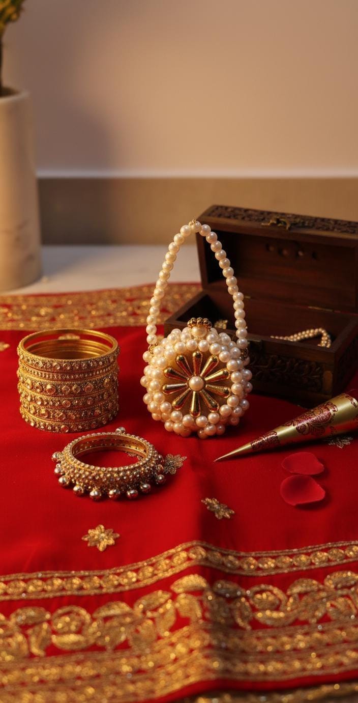 Wholesale Golden Pearl Mini Pouch: Indian Wedding Favor, Shagun Ginni Bag