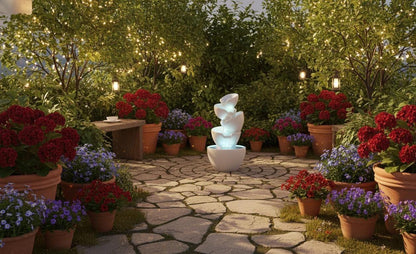 Garden Waterfall Fountain: Indoor/Outdoor Garden Decor - 72cm