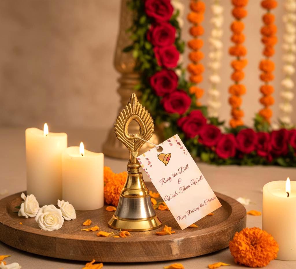 Wholesale Brass Temple Bell: Indian Pooja Mandir Door Hanging, Christmas Jingle Ornament