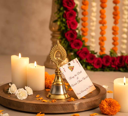 Wholesale Brass Temple Bell: Indian Pooja Mandir Door Hanging, Christmas Jingle Ornament