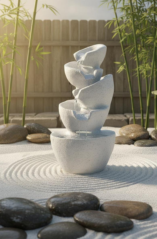 Garden Waterfall Fountain: Indoor/Outdoor Garden Decor - 72cm