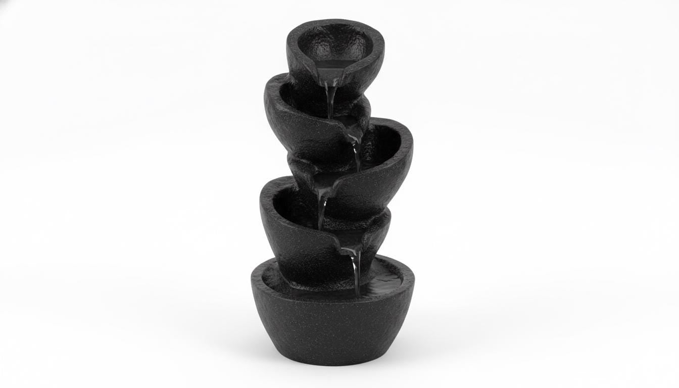 Garden Waterfall Fountain: Indoor/Outdoor Garden Decor - 72cm