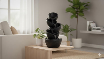 Garden Waterfall Fountain: Indoor/Outdoor Garden Decor - 72cm