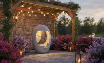 Indoor Buddha Water Fountain: Zen Home Decor Showpiece