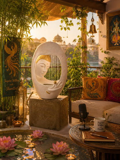 Indoor Buddha Water Fountain: Zen Home Decor Showpiece