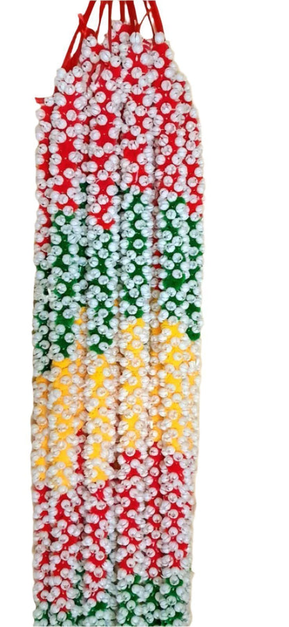Marigold Flower Garland - Lohri & Wedding Party Decor, Valentine's Day Festival Backdrop, Temple Housewarming Decoration - KRIDHA DECOR