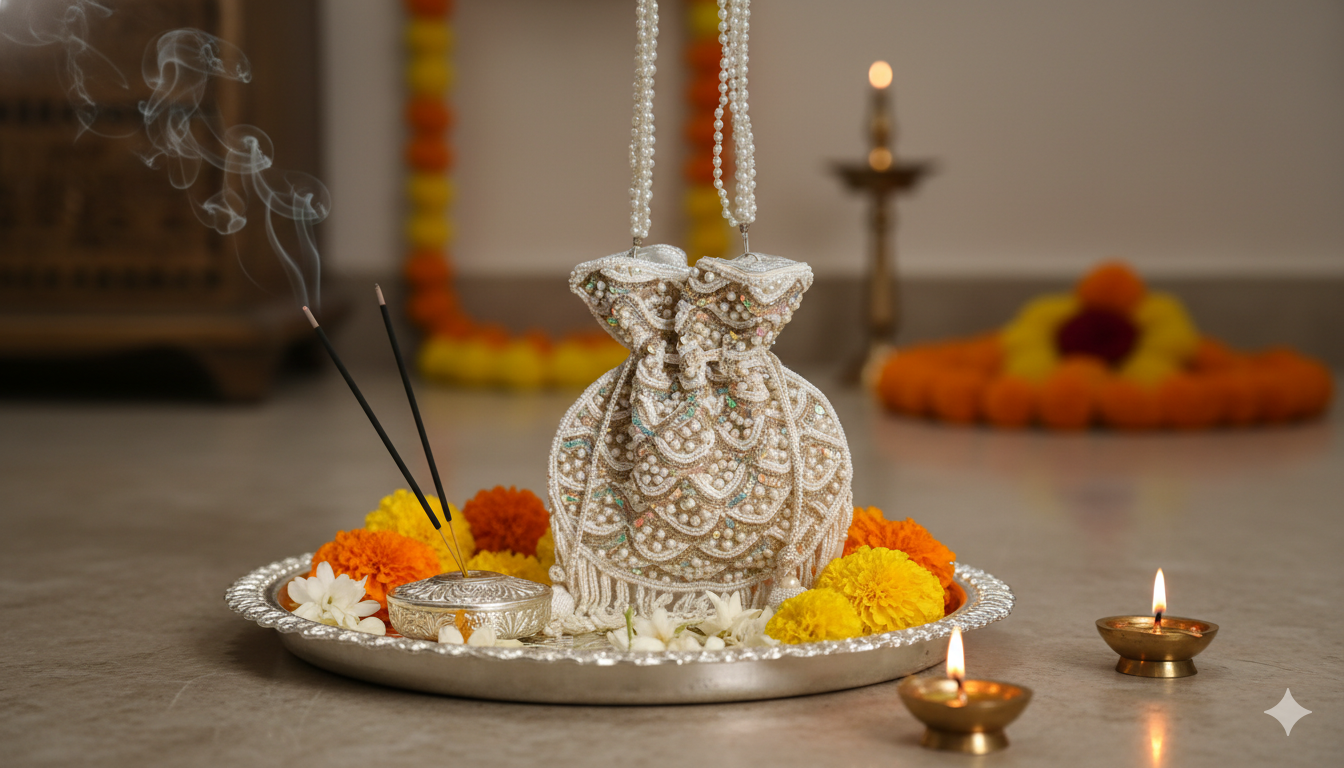 Decorative potpourri with flowers and candles on a table