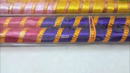 Dandiya sticks (1 pair) for Garba and festival nights, pooja, celebration