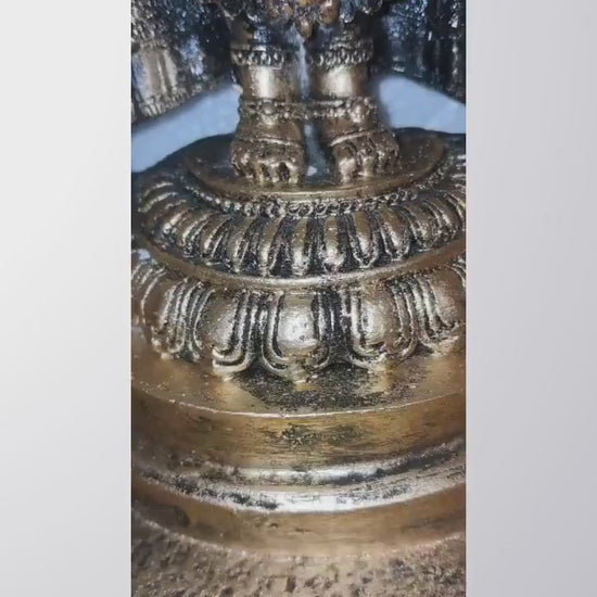 38 cm Tirupati Balaji Statue - Polyresin Showpiece | Lord Venkateswara Idol | Home Decor