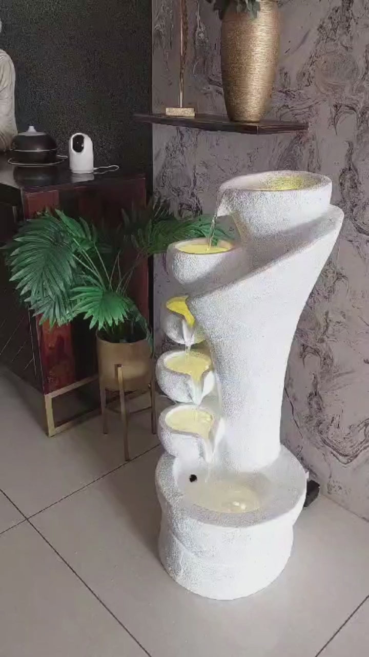 100 cm tall decorative water feature for home and garden